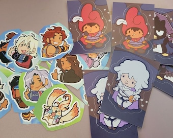 various sticker misprint/b-grades