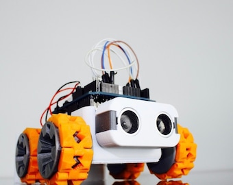 SMARS modulaire robotkit - 3D-geprinte onderdelen en montagehandleiding - DIY Robotics Project