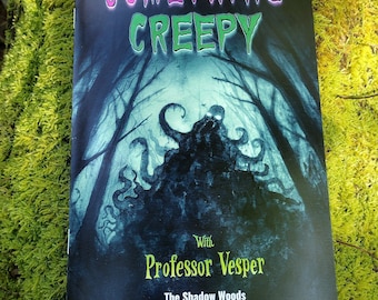 Something Creepy with Professor Vesper - The Shadow Woods - Short horror story zine book