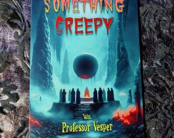Something Creepy With Professor Vesper - The Whispering Caves - Short horror story zine book
