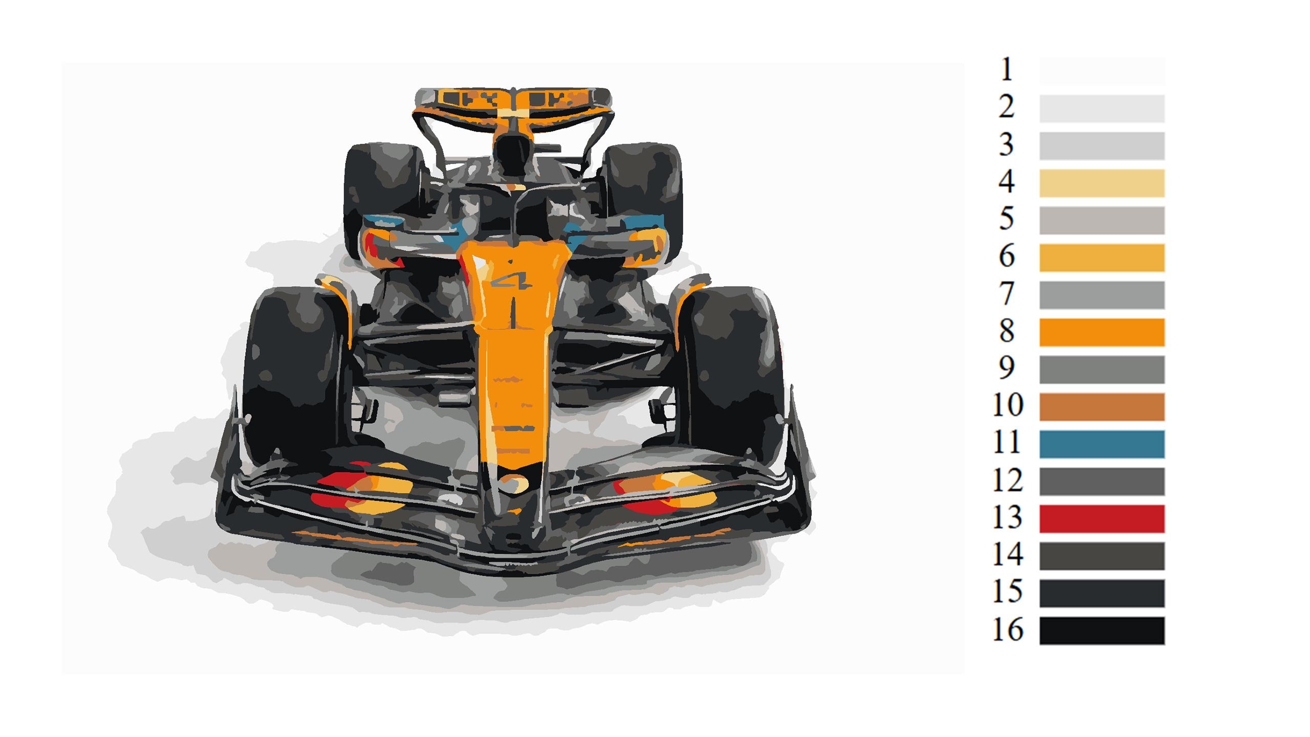 Mclaren F1 Color Code
