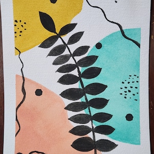 abstract leaves