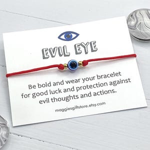 Men Women Evil Eye Bracelet - Evil Eye Red String - Red String Bracelet - Protection Jewelry - Kabbalah Bracelet - Red String of Fate