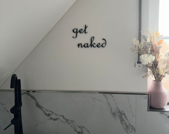 Wall sticker I lettering I sayings I bathroom I dressing room