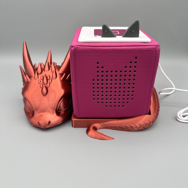 Baby Dragon Holder for Alexa, Toniebox or Google Homepod mini