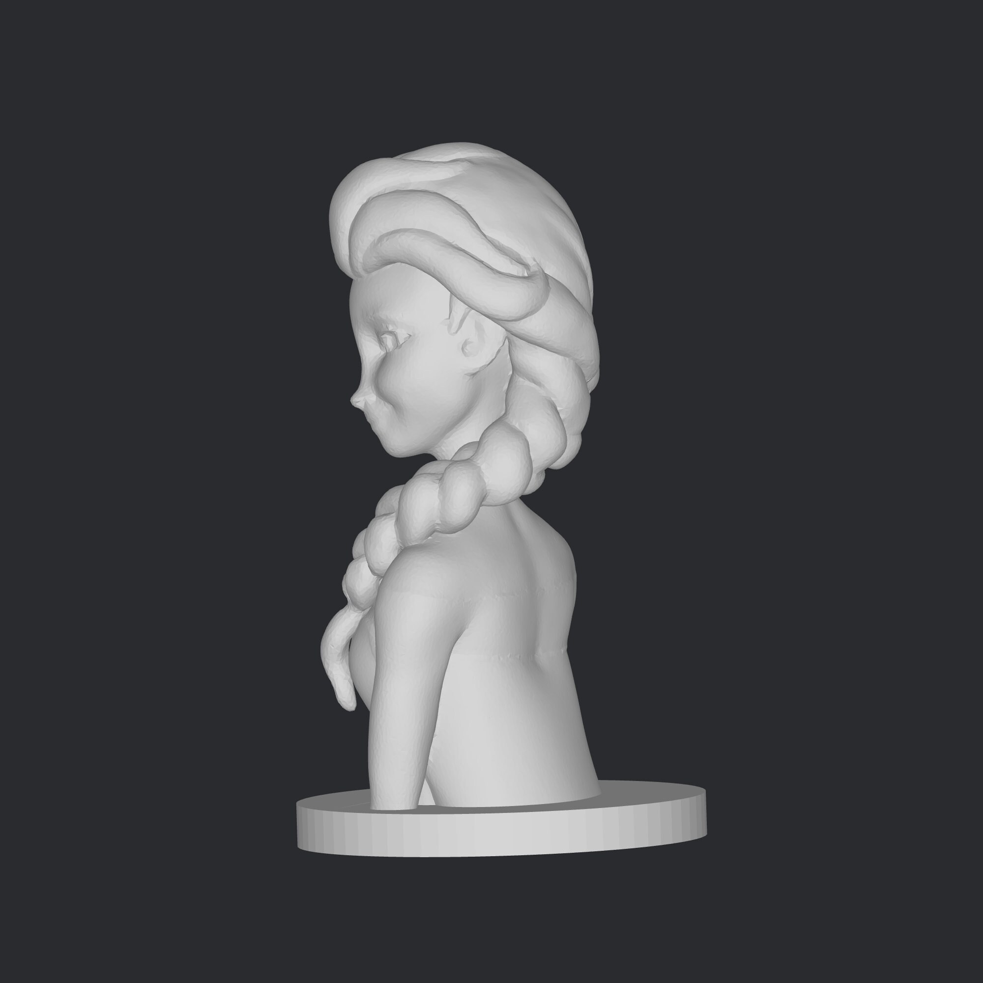 Elsa From Frozen Stl File 3d Printing / Gift / 3D Model / 3D Figure - Etsy