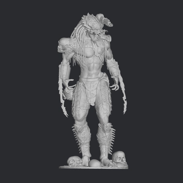 Predator from Alien vs Predator Stl file 3d Printing, 3d Figure Stl, 3d Stl, Super hero Figure, Game, Cartoon Comic Action Figure, Gift