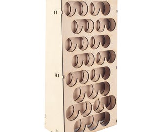 Modular Storage System Paint Rack Suits 23ml TAMIYA PAINTS 28 Bottles Laser Cut