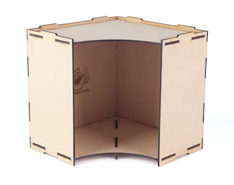 Modular Storage System Lower Box CORNER MODULE  3mm MDF Laser Cut
