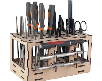 Modular Storage System Upper Box FILE/TOOL Holder 3mm MDF Laser Cut