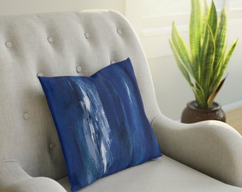 Presence - High quality cotton drill Cushion - From Original Abstract Art