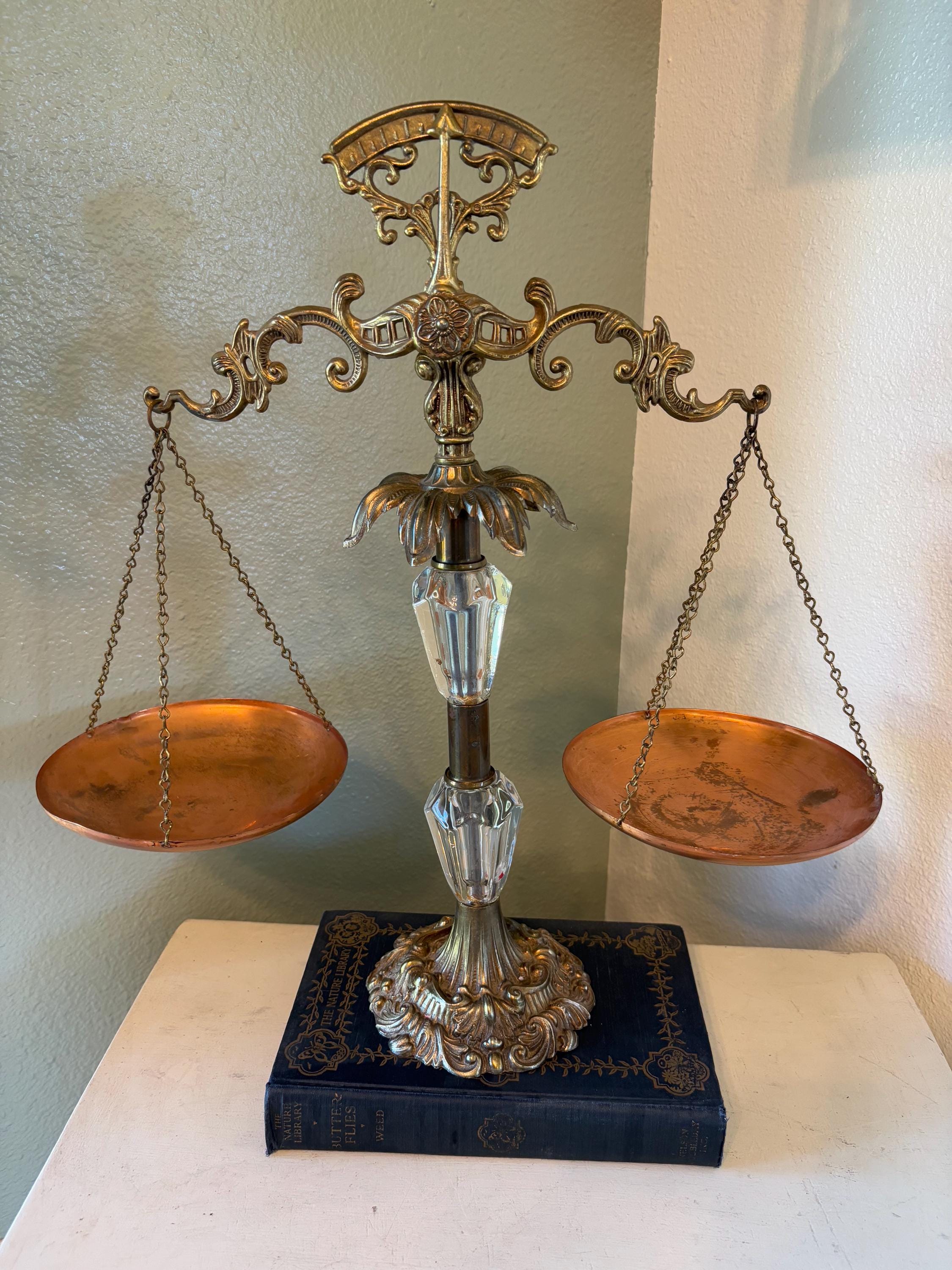 RETROISM ￼Crystal Special Brass 【限定品】 Mid Century Signed Brass Candlesticks Italian Marble Hollywood