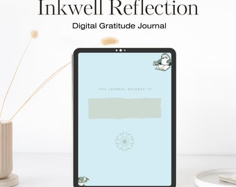 Digital Gratitude Journal | Daily Morning and Night Routine for iPad, Good Notes | Mindfulness, Wellness and Manifestation Planner