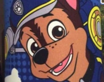 Handmade Fabric Drum Shape Lampshade Characters, Teams, Customised Designs Paw Patrol Style Light Chase Everest Marshall Rubble