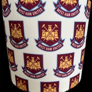 Handmade Fabric Drum Shape Lampshade Characters, Teams, Customised Designs Football Soccer Style Light