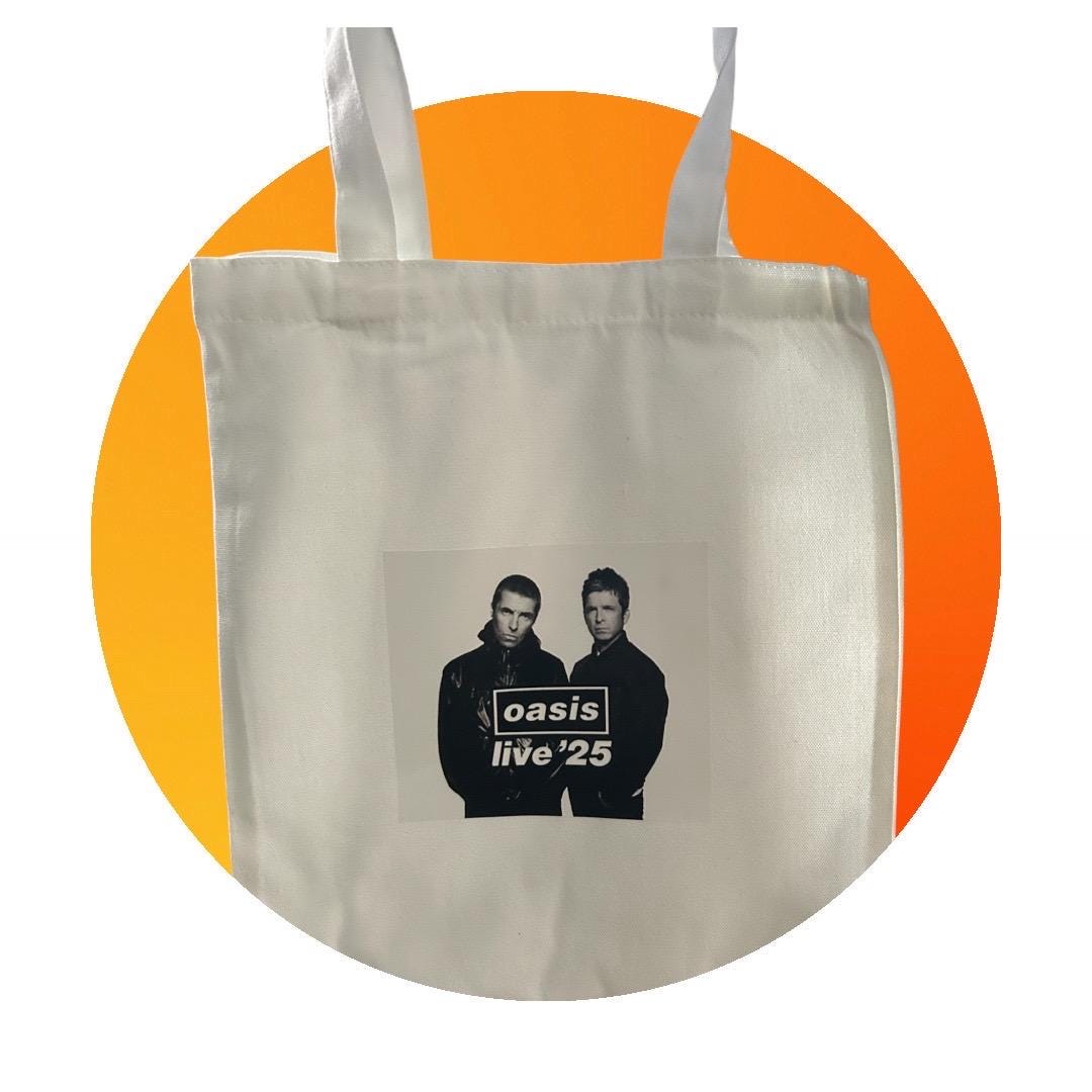 Oasis オアシス トートバッグ 2025 ツアー オアシス 2025 ツアー トートバッグ オーバーショルダーバッグ