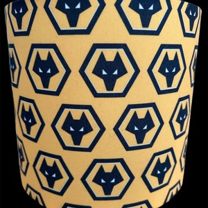 Handmade Fabric Drum Shape Lampshade Characters, Teams, Customised Designs Football Soccer Style Light