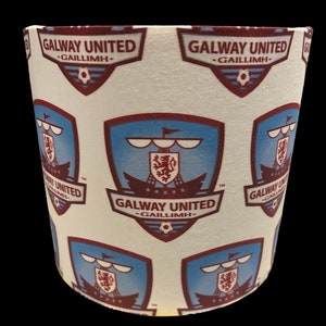 Handmade Fabric Drum Shape Lampshade Characters, Teams, Customised Designs Football Soccer Style Light