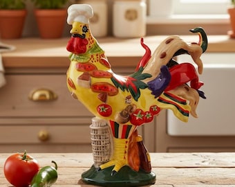 Poultry in Motion Chicken Parmesan Rooster by Sharon Neuhaus