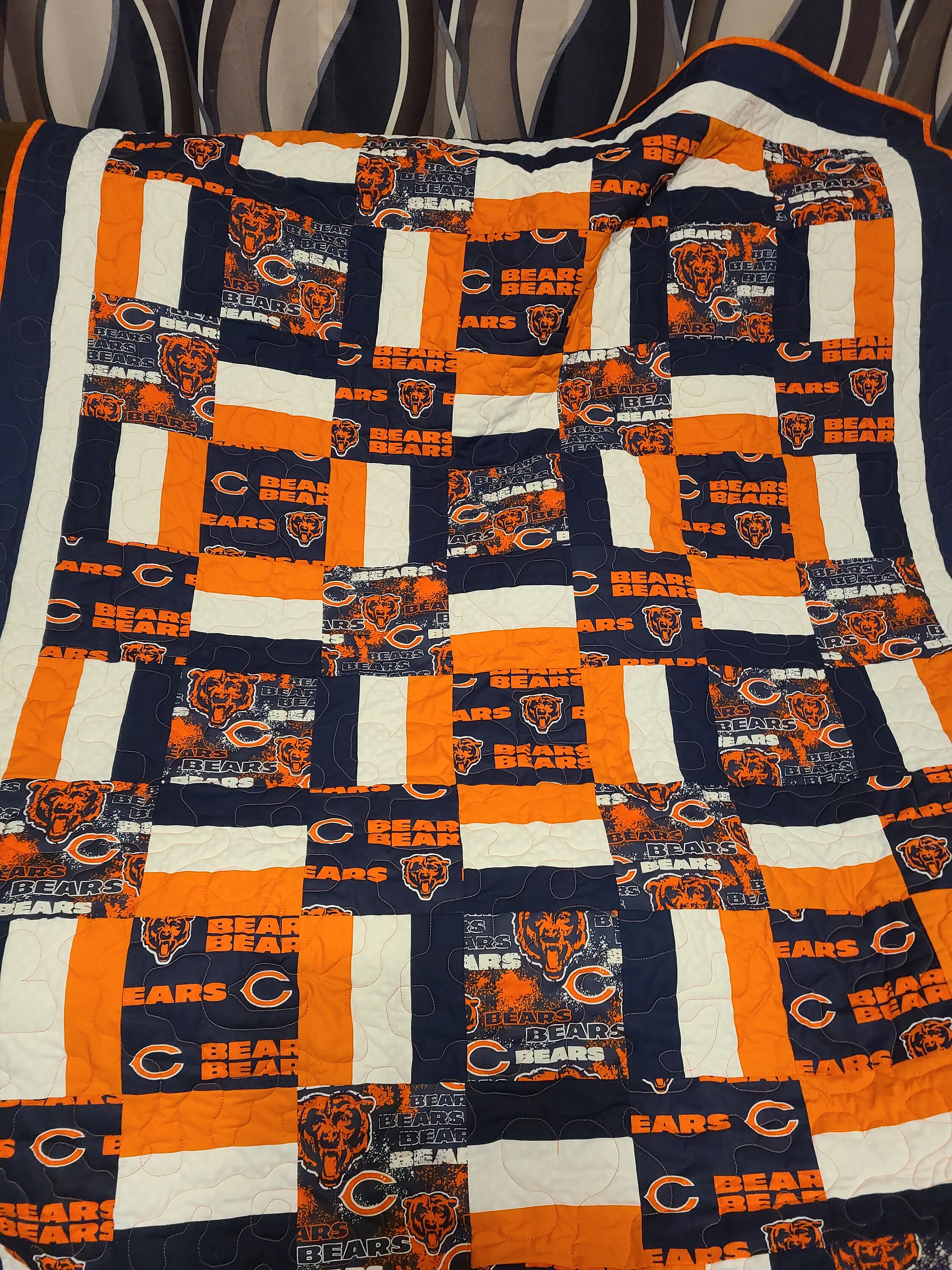 Custom Sports Quiltlap Quilt Size Etsy