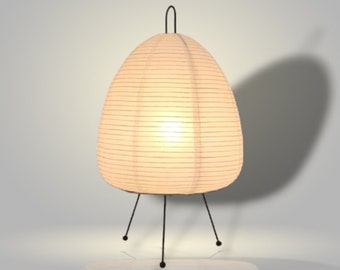 Japanese rice paper lamp| Japanese lamp| Floor lamp| Noguchi lamp| Living room lamp| Rice paper lantern| Paper floor lamp| Modern Japanese