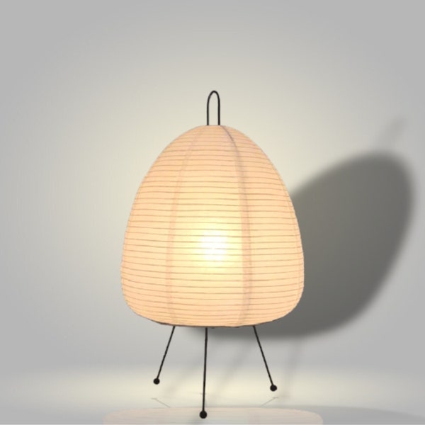 Japanse rijstpapierlamp | Japanse lamp | Staande lamp| Noguchi-lamp | Woonkamerlamp| Rijstpapierlantaarn | Papieren vloerlamp | Modern Japans