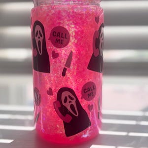 Call Me - Horror Snowglobe tumbler
