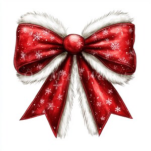 Circus Glitter Bow - Red