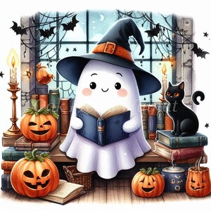 Librarian Halloween, Halloween Boo School, Teacher Ghost, Reading Books Shirt, Halloween Teacher, Gift for Librarian, reading teacher, reading book club, gift for halloween, ghost halloween tee, ghost reading books, Halloween Sweatshirt