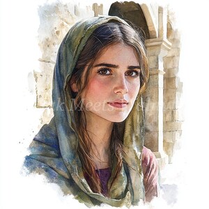 digital crafting, clip art, digital clipart, clipart pack, scrapbook images, watercolor clipart, digital planner, ancient woman, ancient woman dress, biblical clipart, biblical clothing, ancient palace, watercolor woman