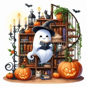 Librarian Halloween, Halloween Boo School, Teacher Ghost, Reading Books Shirt, Halloween Teacher, Gift for Librarian, reading teacher, reading book club, gift for halloween, ghost halloween tee, ghost reading books, Halloween Sweatshirt