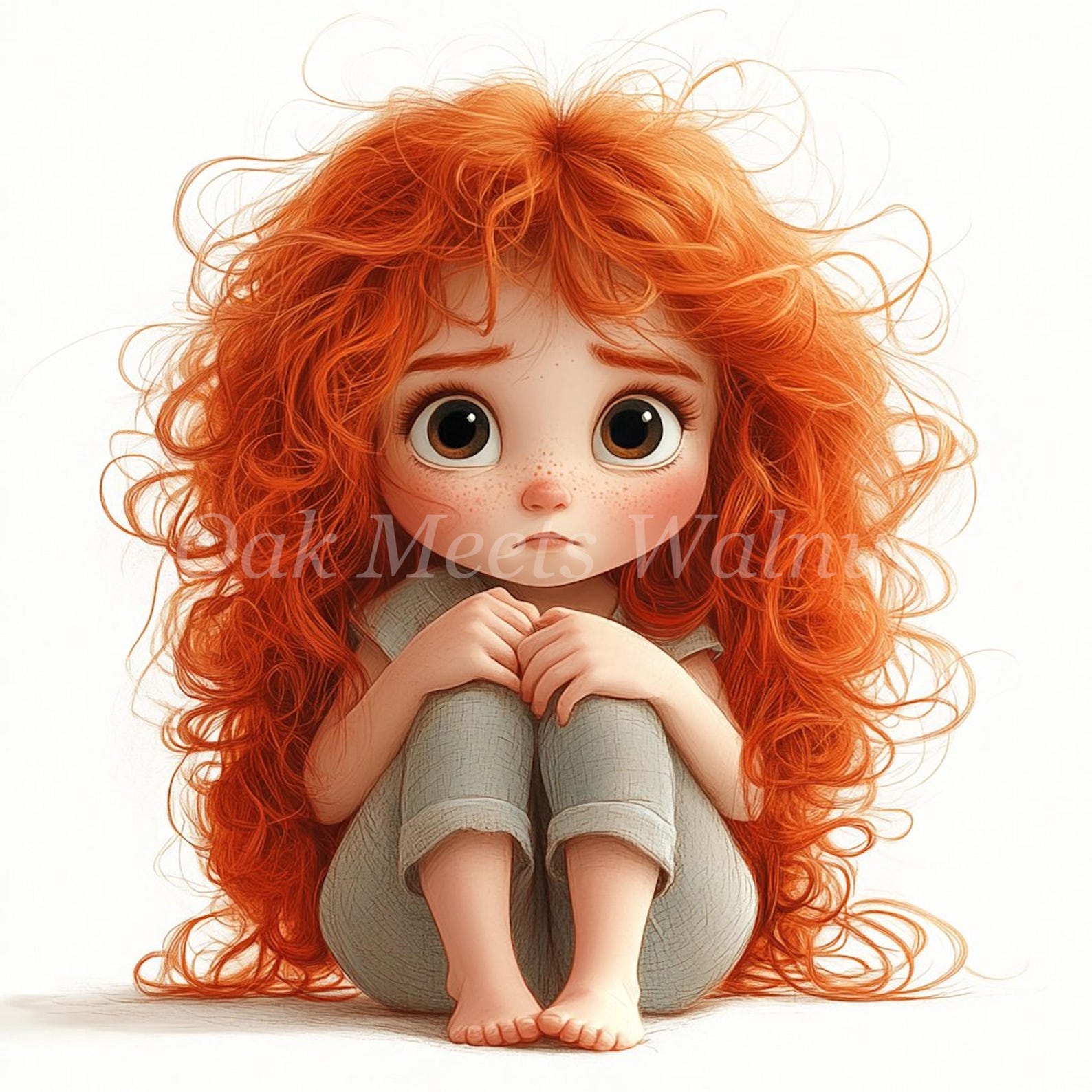 sad-red-hair-girl-clipart-bundle-9-high-quality-watercolor-jpgs