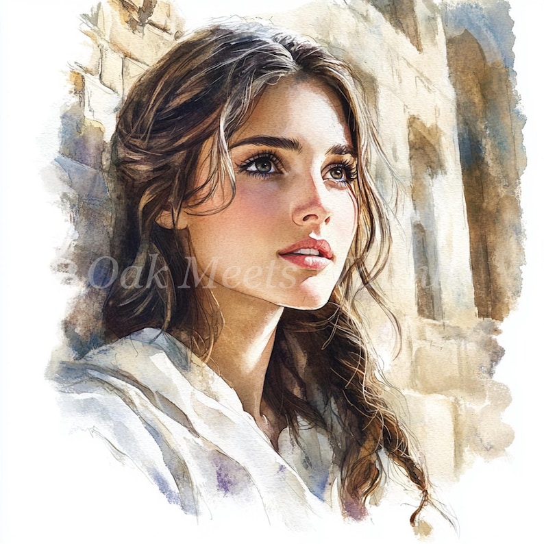 digital crafting, clip art, digital clipart, clipart pack, scrapbook images, watercolor clipart, digital planner, ancient woman, ancient woman dress, biblical clipart, biblical clothing, ancient palace, watercolor woman