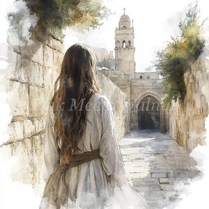 digital crafting, clip art, digital clipart, clipart pack, scrapbook images, watercolor clipart, digital planner, ancient woman, ancient woman dress, biblical clipart, biblical clothing, ancient palace, watercolor woman