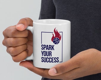 Spark Your Success Inspirational Coffee Mug