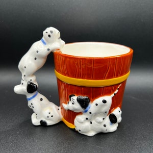 Disney 101 Dalmatians Coffee Mug Cup 3D Figure Hand Painted Dog Handle
