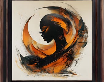 Melanin Queen Wandkunst