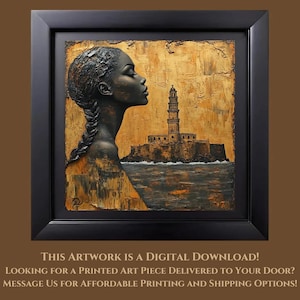 Puerto Rican Essence: Afro-Latina Profile with Historic San Juan[A Digital Download]