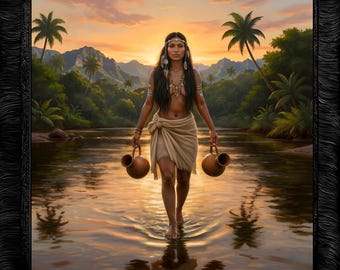 Taino Art Print: Authentic Caribbean Indigenous Culture Wall Decor