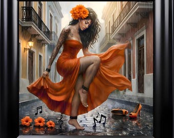 Dancing In Rain Art