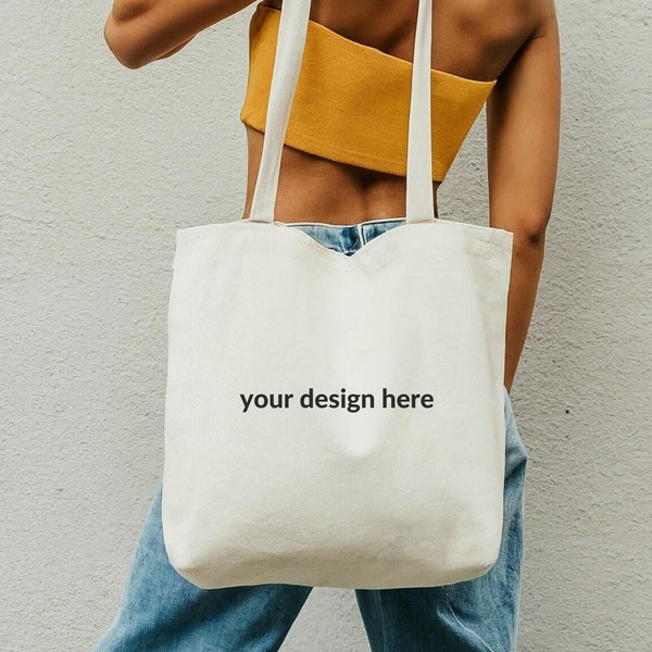 Natural tote bag mockup | Canvas tote bag mockup | tote bag mock up | women tote mockup | Printify mockup | Pinterest mockup | Minimalist