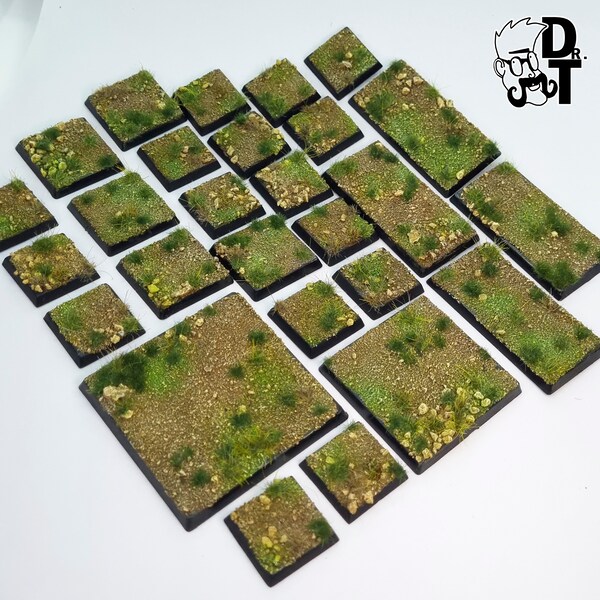 Painted Square Bases Etsy