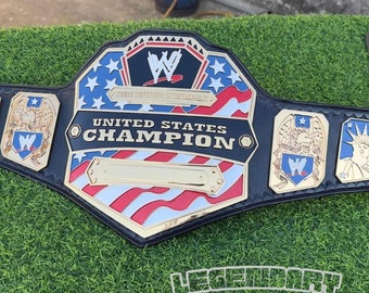 Scratch Logo Wwe United States Championship Wrestling Belt Adult size HD CNC