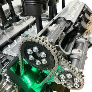 BMW V8 ALPINA MPower Engine Coffee Table Block Motortisch Tisch Motorblock Motor Restaurant Supercar no.2