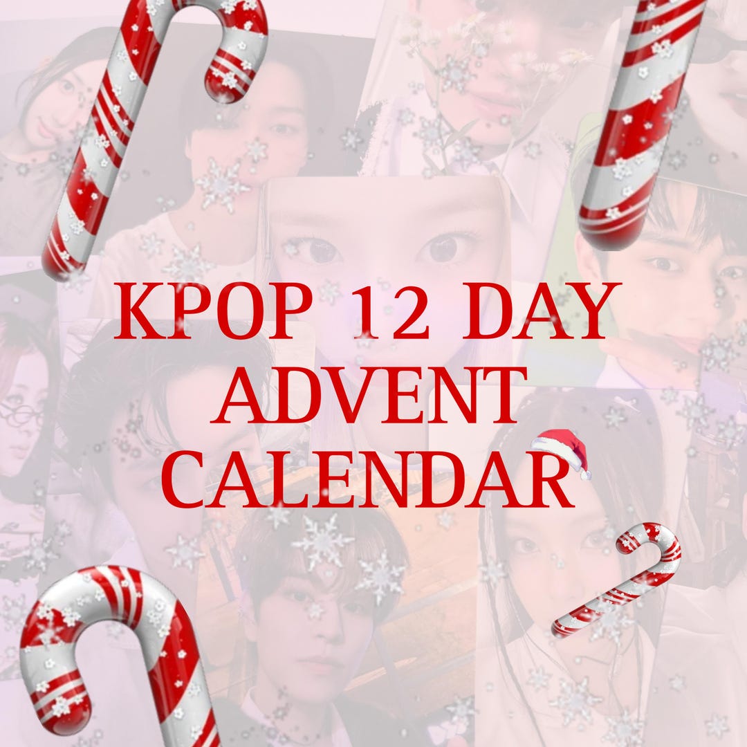 Twelve Days of KPOP Photocards 12 Day Christmas Advent Calendar With