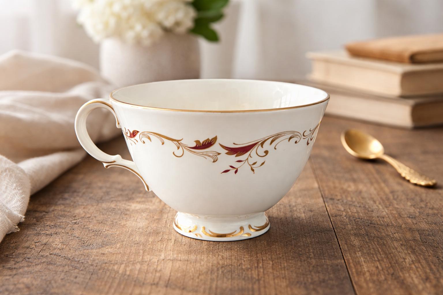 Royal Doulton Strasbourg Dinner Plate and Cup & Saucer Set - H4958 Bone China