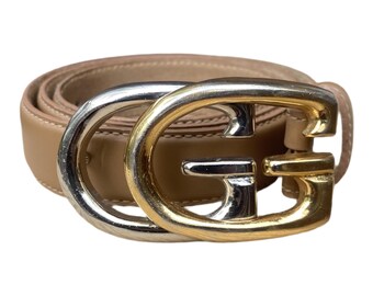 Gucci Double G Wide Mens Belt. Vintage - Etsy display picture 1