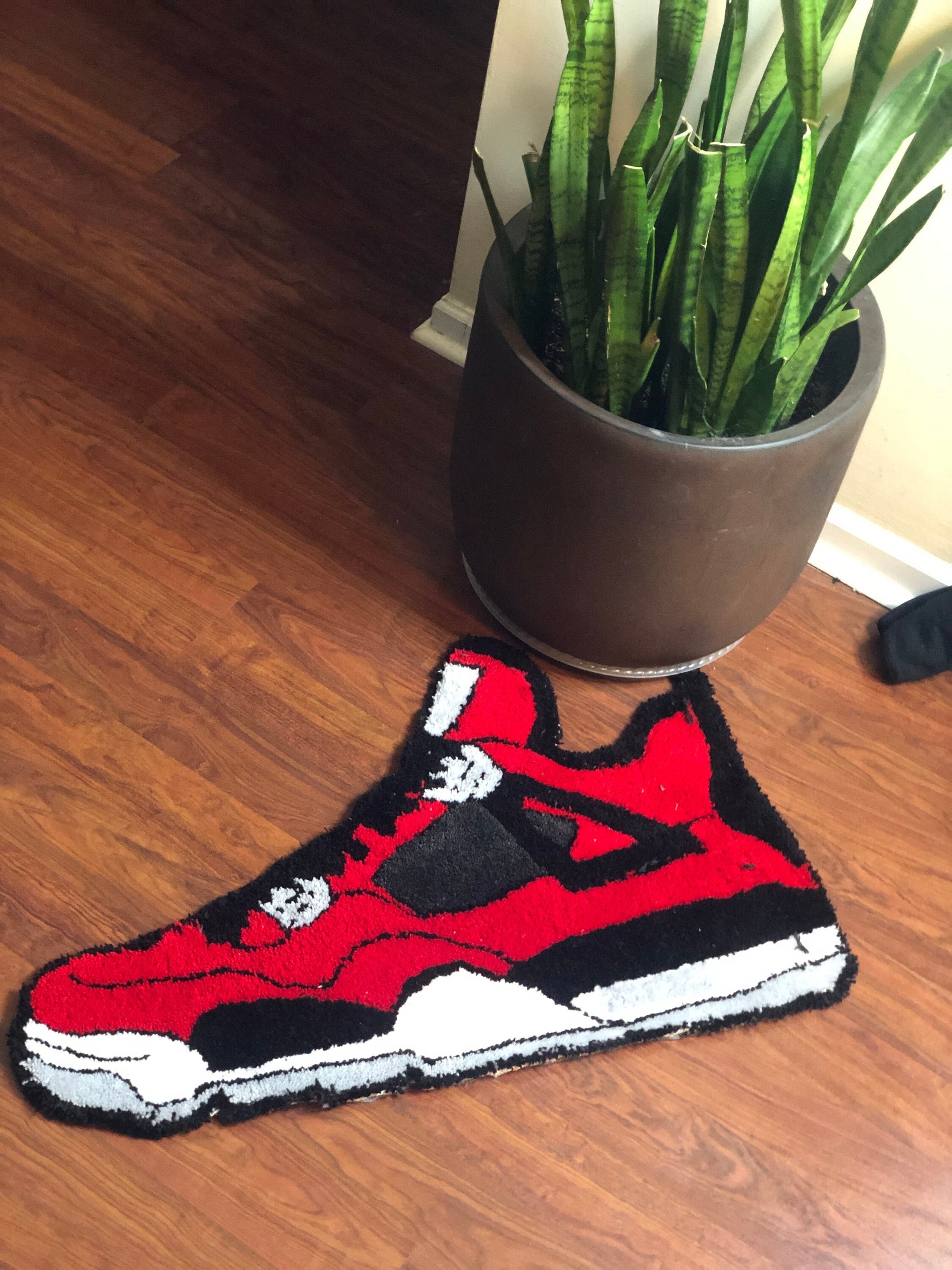 NIKE JORDANラグ　カーペット New Air Jordan 6 Sneaker Shaped Area Living Room Rugs
