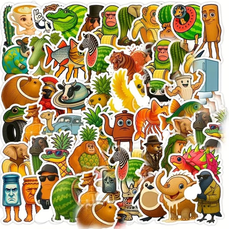 Brainrot Sticker Line Brainrot Stickers - Etsy