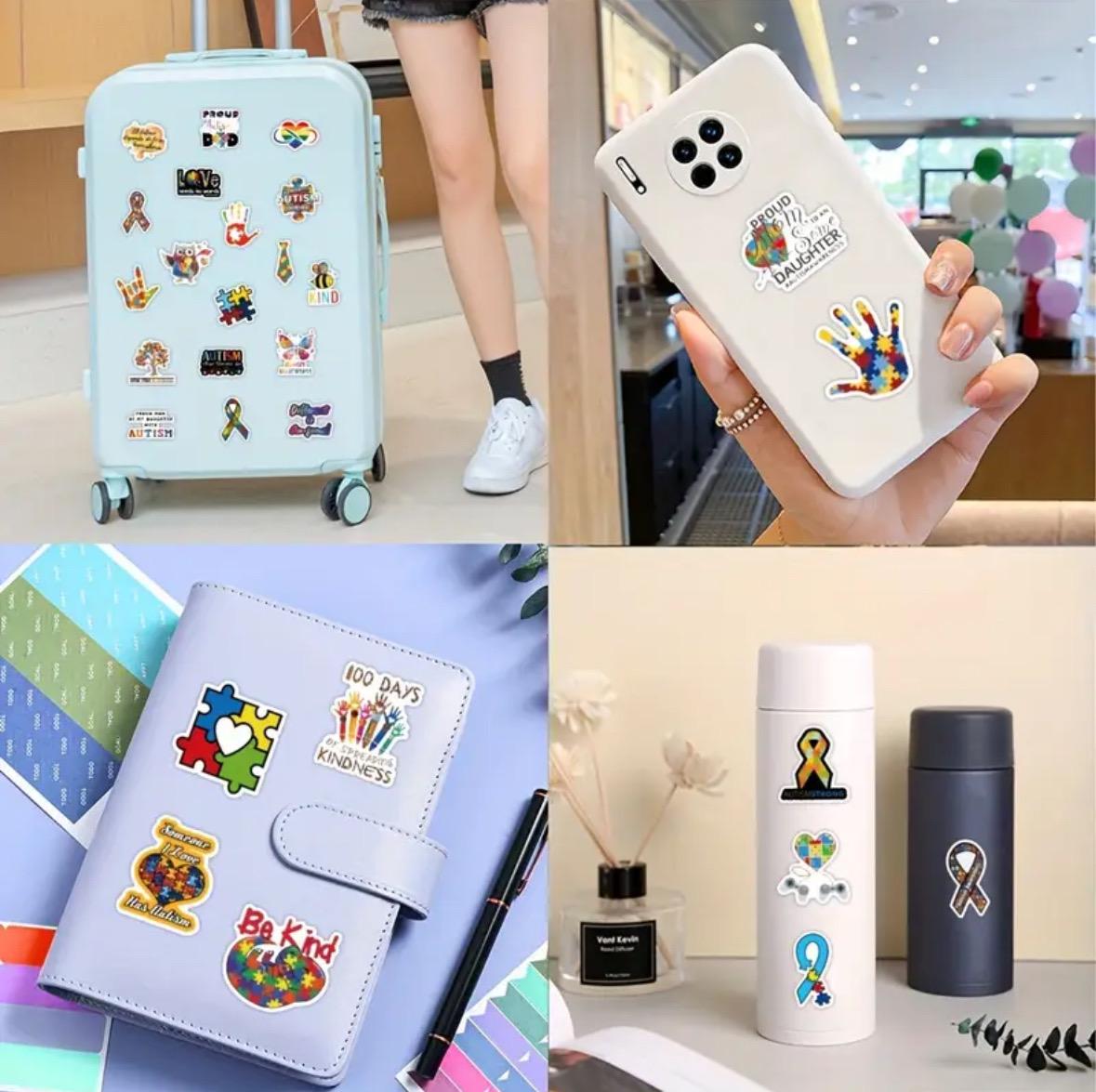 Autism Awareness Stickers: Waterproof Decals for Laptop, Water Bottle ...